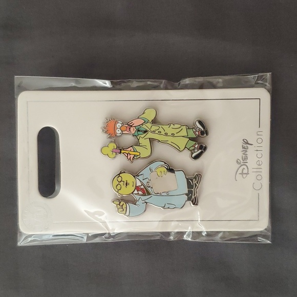 Other - Disney Parks Muppets Dr. Bunsen Honeydew & Beaker Pin Set of 2 Open Edition NEW